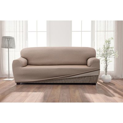 Forbyt Potah na sedačku oboustranný elastický Irpin béžový Druh sedačky dvojkřeslo 140 x 180 cm – Sleviste.cz