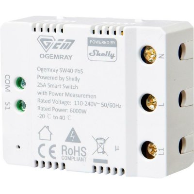 Shelly 1L Gen3 spínací modul bez potřeby neutrálního vodiče, 1 kanál (WiFi, Bluetooth) SHELLY-1L-GEN3 – Hledejceny.cz