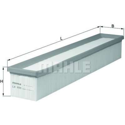Vzduchový filtr MAHLE LX 939 – Hledejceny.cz