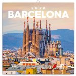 poznámkový Barcelona 30 x 30 cm 2026 – Sleviste.cz