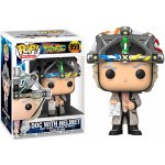 Funko Pop! Back to the FutureDoctor Emmett Brown with helmet 9 cm – Zboží Mobilmania