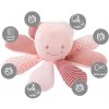Hračka pro nejmenší Nattou hračka chobotnička edukační 8 aktivit Lapidou růžová