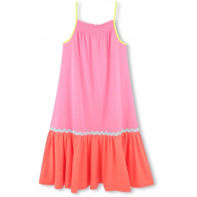 Billieblush šaty halter bavlněné dlouhé růžové – Hledejceny.cz