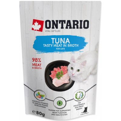 Ontario Cat Tuna in Broth 80 g – Sleviste.cz
