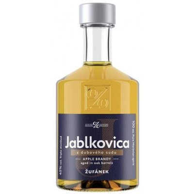 Žufánek Jablkovica z dubového sudu 45% 0,1 l (holá láhev)