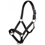 HKM ohlávka nylon Stars podložená černá – Zboží Mobilmania