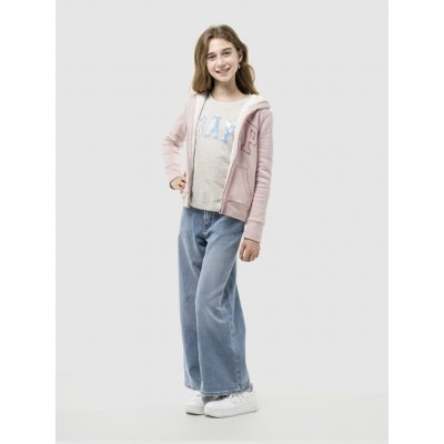 GAP Dětské džíny High Rise Wide-Leg SuperSoft Modrá 5 Modrá – Hledejceny.cz