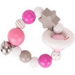 Heimess Elastický kroužek růžová s rolničkou – Hledejceny.cz