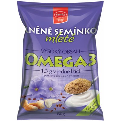 Semix Lněné semínko mleté s kešu oříšky a dýní 150 g – Zbozi.Blesk.cz