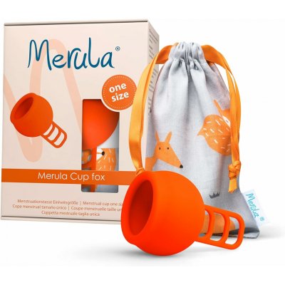 Merula Menstruační kalíšek Fox oranžová velikost univerzální – Zbozi.Blesk.cz