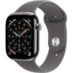 Apple Watch Series 11 Cellular (46mm) Přírodní titan se skálově šedým sportovním řemínkem M/L MFCX4MP/A – Hledejceny.cz