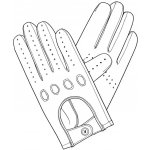 Kreibich Pánské rukavice řidičské gucci červená – Zboží Dáma