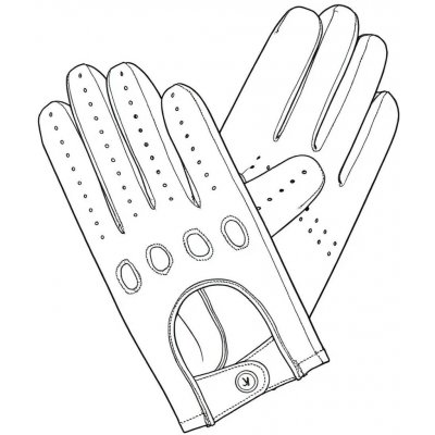 Kreibich Pánské rukavice řidičské gucci červená – Zboží Dáma