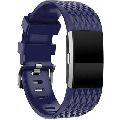 BStrap Silicone Diamond pro Fitbit Charge 2 blue, velikost S STRFB0258 – Zbozi.Blesk.cz