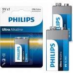 Philips Ultra Alkaline 9V 1ks 6LR61E1B/10 – Zboží Živě