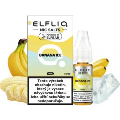 ELF BAR Elfliq Banana Ice 10 ml 20 mg – Zbozi.Blesk.cz