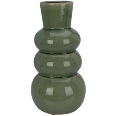 EXCELLENT HOUSEWARE Váza 3 bubliny 30 cm zelená KO-095241210zele – Hledejceny.cz