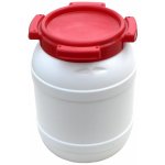 Curtec Plastový sud 6,4 l - bílo-červený – HobbyKompas.cz