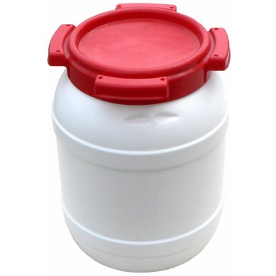 Curtec Plastový sud 6,4 l - bílo-červený – HobbyKompas.cz