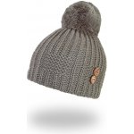 Little Angel DITA Čepice pletená bambule knoflíky Outlast ® Khaki – Hledejceny.cz