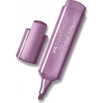 Faber-Castell 154691 zvýrazňovač Textliner 46 Metallic metalický fialový – Zboží Mobilmania
