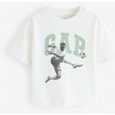 GAP dětské tričko s logem bílá – Sleviste.cz