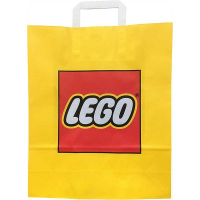 LEGO Reklamní taška papírová žlutá s logem