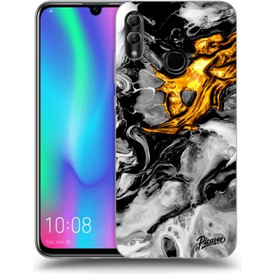 Pouzdro Picasee silikonové Honor 10 Lite - Black Gold 2 čiré – Zboží Mobilmania