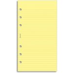 Filofax linkovaný papír žlutý 30 listů – Zboží Živě