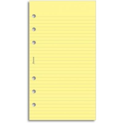 Filofax linkovaný papír žlutý 30 listů – Zboží Živě
