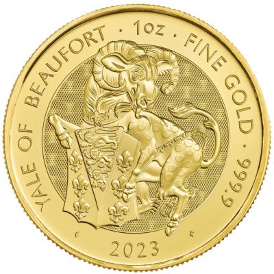 The Royal Mint zlatá mince Yale of Beaufort The Royal Tudor Beasts 2023 1 oz – Zboží Mobilmania