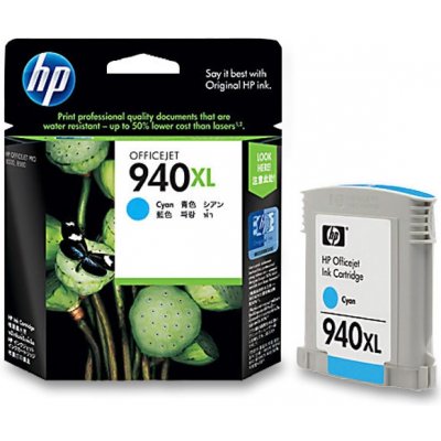 HP 940XL originální inkoustová kazeta azurová C4907AE