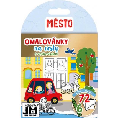 Jiri Models Omalovánky na cesty Město set s voskovkami 6ks – Zbozi.Blesk.cz