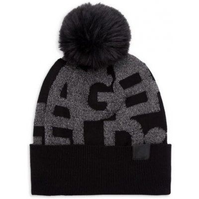 Karl Lagerfeld dámská zimní čepice Pom Pom Faux Fur – Hledejceny.cz