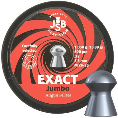 Diabolky JSB Exact Jumbo 5,5 mm 500 ks – Zboží Mobilmania