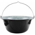 Marex Trade Kotlík smaltovaný 10l, 39cm, černý – Sleviste.cz