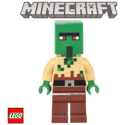 LEGO® Minecraft 21190 Figurka Zombie Villager – Zboží Mobilmania