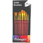 Štětce kulaté a ploché Artmagico sada (10ks) – Zboží Dáma