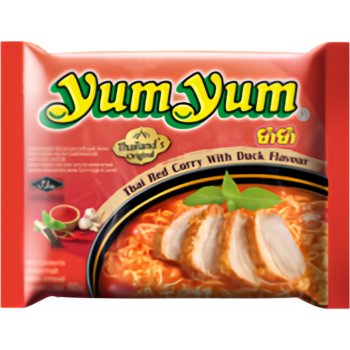 YumYum Instantní nudlová polévka s příchutí červeného curry s kachnou 60 g