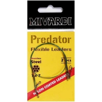 Mivardi Lanka na dravce Predator obratlík + karabinka 2 ks 45 cm 12 kg – Zboží Mobilmania