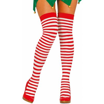 Fiestas Guirca Puntíkované červeno bílé nadkolenky – Zboží Dáma