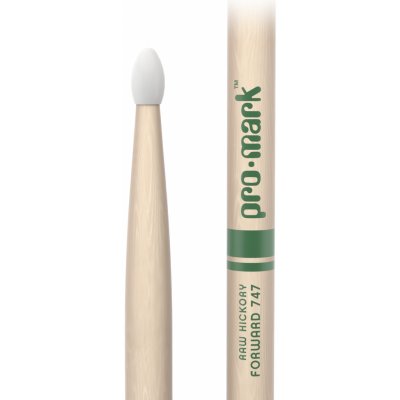 ProMark Classic Forward 747 Raw Hickory Drumstick Oval Nylon Tip – Zboží Mobilmania