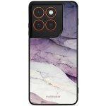 Mobiwear Glossy Motorola Edge 70 G028G Bílý a fialový mramor – Zboží Živě