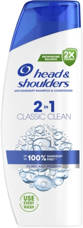 Head & Shoulders Classic Clean 2in1 Šampon proti Lupům 330 ml. Čistá Osvěžující Vůně