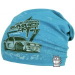 Dráče chlapecká bavlněná čepice Polo 06 tyrkysová auto tyrkysová – Zboží Mobilmania