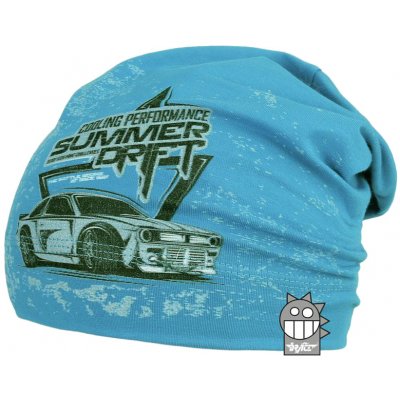 Dráče chlapecká bavlněná čepice Polo 06 tyrkysová auto tyrkysová – Zboží Mobilmania