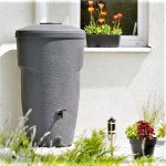 PROSPERPLAST Sud na dešťovou vodu WALLYCAN antracit 270l – Zboží Dáma