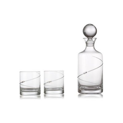 Crystalex Bohemia Glass Whisky set se Swarovski krystaly vs 1045.X 777 X 750 ml