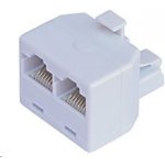 Rozdvojka RJ45, 1x8p8c/2x8p8c - telefonní – Zboží Mobilmania