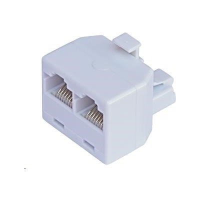 Rozdvojka RJ45, 1x8p8c/2x8p8c - telefonní